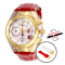Technomarine Cruise Valentine 40mm White Dial Yellow Bezel White
Silicone Strap Quartz Watch