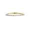 Pink And White CZ Tennis Bracelet In 14K Gold Over Sterling Silver