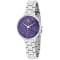 Roberto Bianci Women's Gemma Purple Dial, Stainless Steel Watch