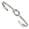 Sterling Silver Knot Cuff Bracelet