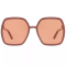 Gucci Pink Frame / Orange Lens Sunglasses