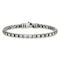 Sterling Silver Antiqued and Satin 5.0mm Box 8 Inch Chain