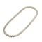 CZ Tennis Necklace In 14K Gold Over Sterling Silver