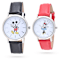 Disney Mickey and Minnie Red and Black Vegan Leather Bands His and Hers
Watches Set of 2