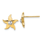 14K Yellow Gold and Rhodium Over 14K Yellow Gold Diamond-Cut Starfish
Stud Earrings