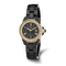 Ladies Charles Hubert Crystal Bezel Black Ceramic Watch