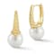 Rachel Zoe 10mm Freshwater Pearl Drop Earrings in 14K Gold Over Sterling Silver