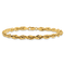 14k Yellow Gold 4.75mm Rope Link Bracelet, 7 Inches