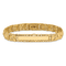 14k Yellow Gold Textured Nugget ID Bracelet