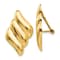14k Yellow Gold Non-pierced Fancy Stud Earrings
