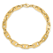 14K Yellow Gold Fancy 8.75-inch Link Bracelet