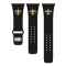 Gametime New Orleans Saints Black Silicone Band fits Apple Watch
(38/40mm M/L). Watch not included.