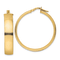 14k Yellow Gold Polished 1 5/16" Hoop Earrings