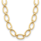 18K Yellow Gold 17.4mm Oval Link 16.5-inch Necklace