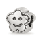 Sterling Silver Smiley Flower Bead