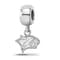 Sterling Silver Rhodium-plated LogoArt University of New Hampshire XS
Dangle Bead