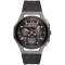 Bulova Men's Curv Black Rubber Strap Watch
