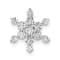 Rhodium Over 14K White Gold Lab Grown Diamond SI1/SI2, G H I, Star
Pendant 0.50ctw
