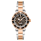 Duxot Atlantica Skeleton Diver Brown Dial Rose Bezel Two-tone Stainless
Steel Band Automatic Watch