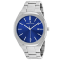 Christian Van Sant Men's Octavius Slim Blue Dial, Stainless Steel Watch