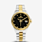 Croton The Sav Two-Tone 11 Diamond Marker Watch with Magnified Date