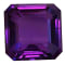 Purple Sapphire Unheated 9.2x9.1mm Emerald Cut 5ct