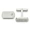 Stainless Steel Polished Diamond Cuff Links