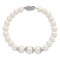 Rhodium Over Sterling Silver 7-10mm White Freshwater Cultured Pearl
Fancy Bracelet