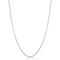 .925 Sterling Silver 1mm Cable Chain Necklace -22"