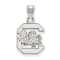 Rhodium Over Sterling Silver LogoArt University of South Carolina Small Pendant