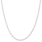 Sterling Silver 2.3mm Beveled Curb Chain Necklace