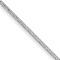Rhodium Over 14k White Gold Round Snake Link Bracelet
