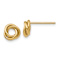 14k Yellow Gold 8mm Polished Love Knot Stud Earrings