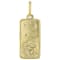 Capricorn Zodiac Pendant In Solid 14K Yellow Gold