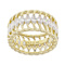 White Cubic Zirconia 18k Yellow Gold Over Sterling Silver Eternity Band
Ring 5.95ctw