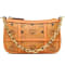 MCM Mini Aren in Cognac Shoulder Handbag