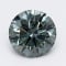 1.17ct Dark Blue Round Lab-Grown Diamond SI1 Clarity IGI Certified