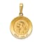 14K Yellow Gold Saint Joseph Medal Charm