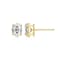 Oval Moissanite 14k Yellow Gold Over Silver Stud Earrings 3.00ctw DEW