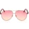 Swarovski Shiny Rose Tone Frames/Gradient Bordeaux Lens Sunglasses