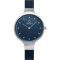 Obaku Women's Classic White Accents Blue Stainless Steel Mesh Band Watch
