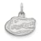 Rhodium Over Sterling Silver LogoArt University of Florida Extra Small Pendant