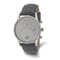 Charles Hubert Men's Stainless Steel Grey Dial Dual Time Watch