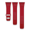 Gametime Carolina Hurricanes Debossed Silicone Apple Watch Band (42/44mm
M/L). Watch not included.