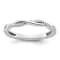 14K White Gold Stackable Expressions Diamond Twist Ring 0.084ctw