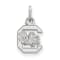 Rhodium Over Sterling Silver LogoArt University of South Carolina Extra
Small Pendant