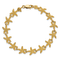 14k Yellow Gold Textured Starfish Link Bracelet