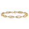 10k Yellow Gold 6mm Filigree Diamond-Cut Bracelet