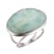 Dreamy Aquamarine Rhodium Over 10k White Gold Ring
