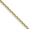 10k Yellow Gold 0.95mm Solid Diamond-Cut Cable 18 Inch Chain